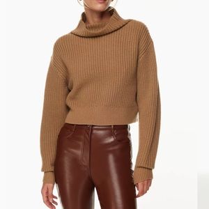 Aritzia Wilfred Montpellier Waist Turtleneck Sweater